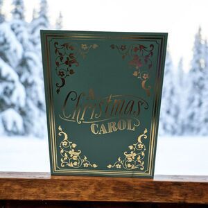 Target Bullseye’s Christmas 2025 A Christmas Carol Green Book Storage Box (NEW)